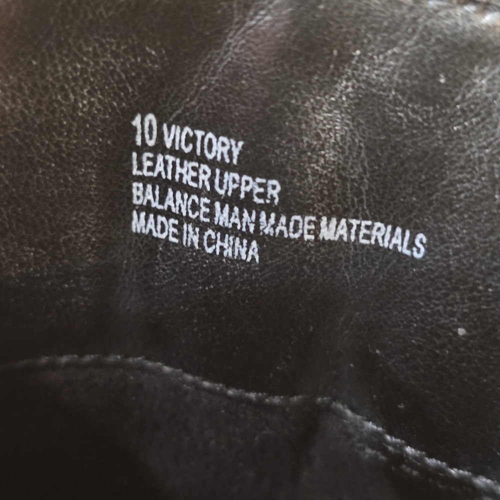 Report Black Leather Mid-Calf Heeled Riding Boots with Buckle Pocket - Picture 5 of 8